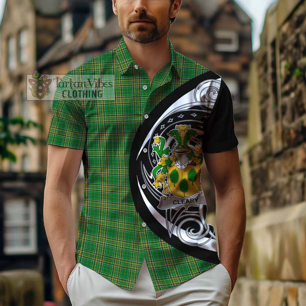 Cleary Irish Clan Hawaiian Shirt Celtic Circle Style - Tartan Vibes Clothing