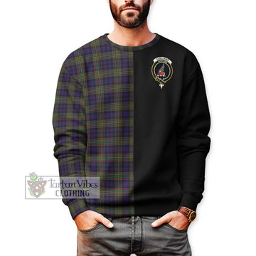 Clelland Tartan Sweatshirt with Family Crest and Half Of Me Style