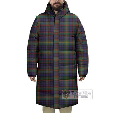 Clelland Tartan Long Down Jacket