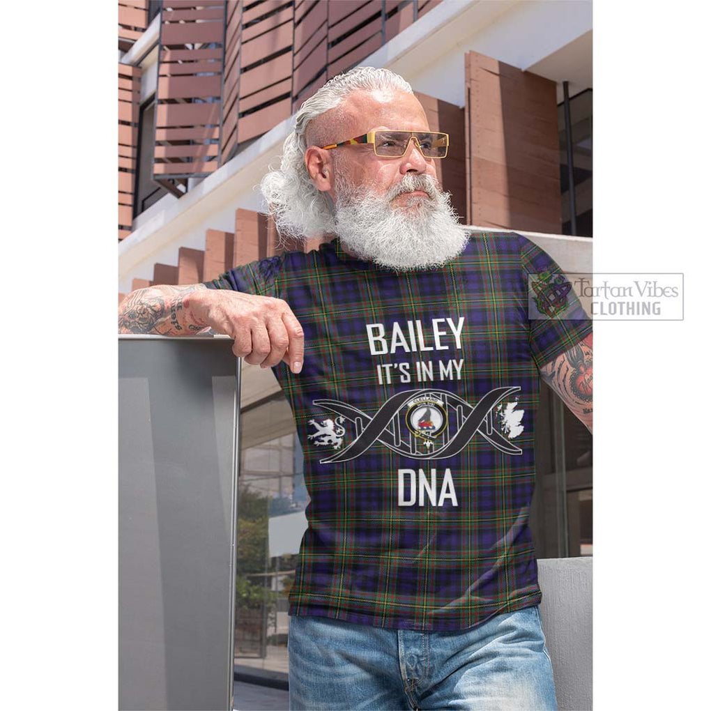 Tartan Vibes Clothing Clelland Tartan Cotton T-shirt with Family Crest DNA In Me Style