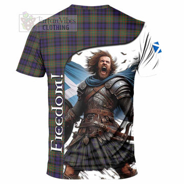 Clelland Crest Tartan T-Shirt Inspired by the Freedom of Scottish Warrior