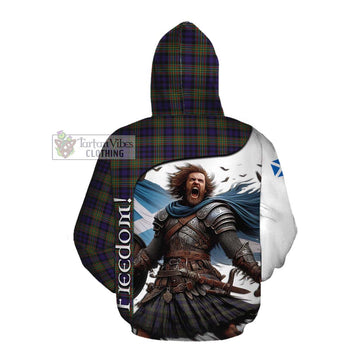 Clelland Crest Tartan Cotton Hoodie Inspired by the Freedom of Scottish Warrior