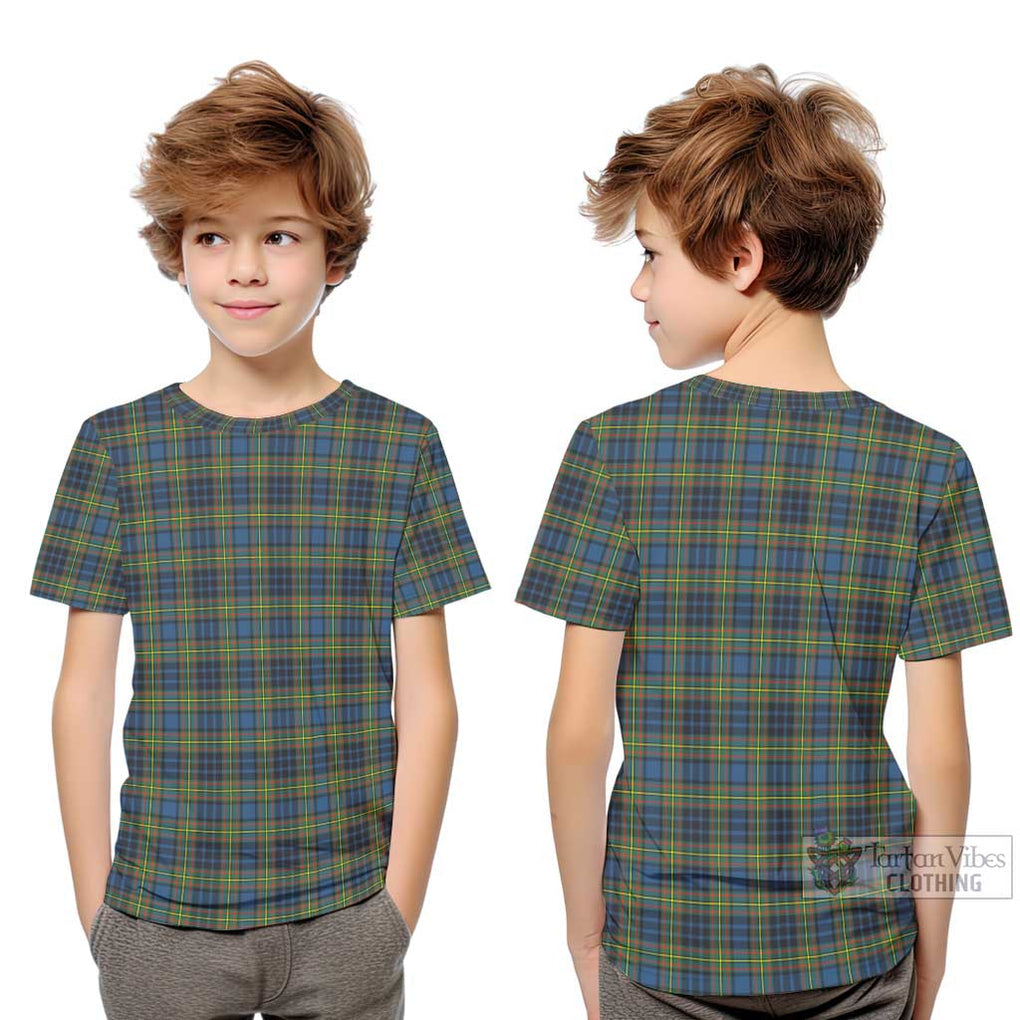 Clelland Ancient Tartan Kid T-Shirt Youth XL Size14 - Tartanvibesclothing Shop