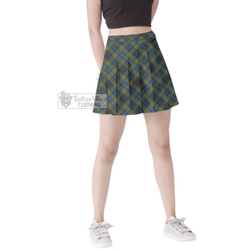 Clelland Ancient Tartan Women's Plated Mini Skirt