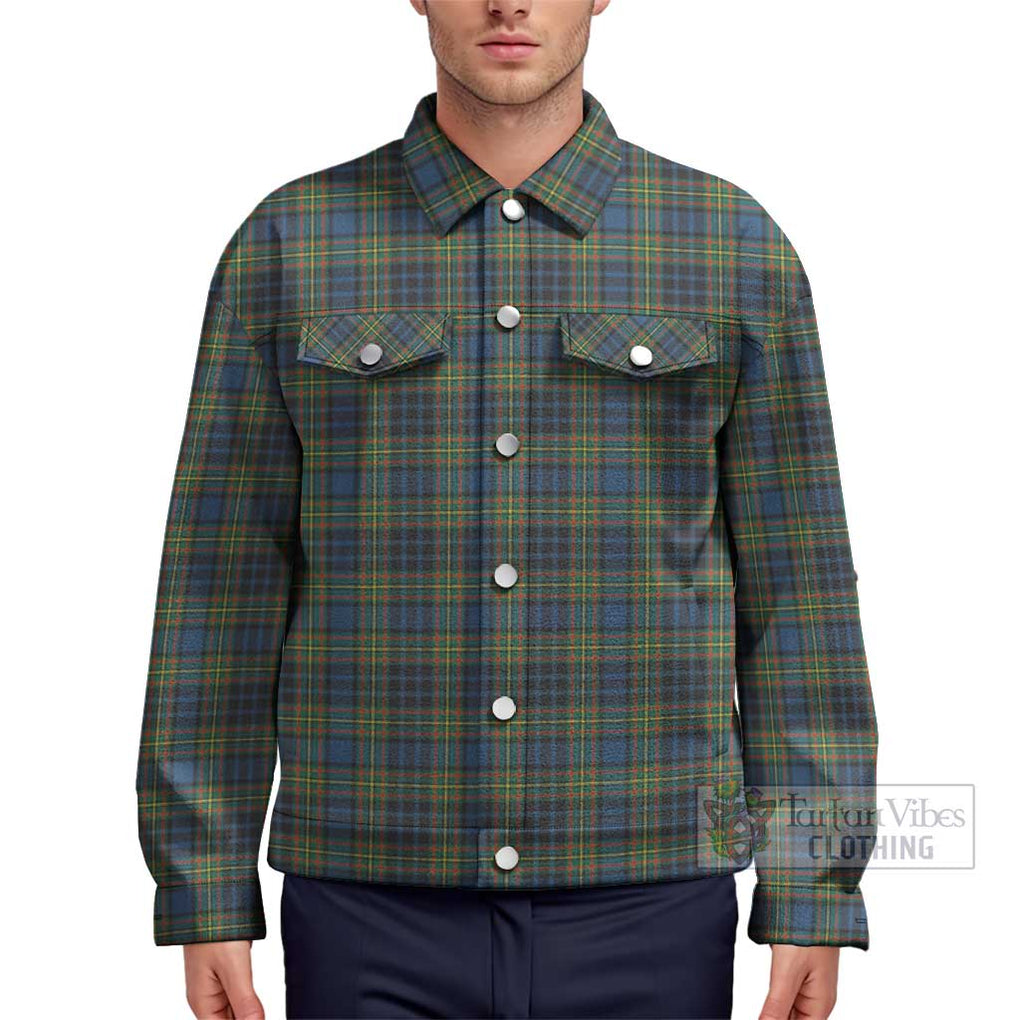 Clelland Ancient Tartan Unisex Lapel Cotton Jacket Unisex - Tartan Vibes Clothing