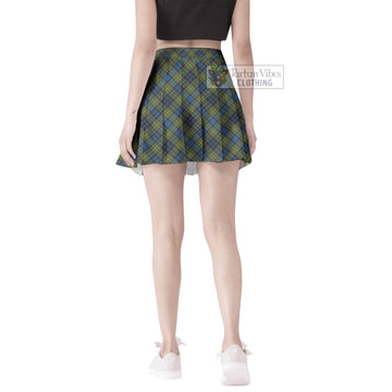 Clelland Ancient Tartan Women's Plated Mini Skirt