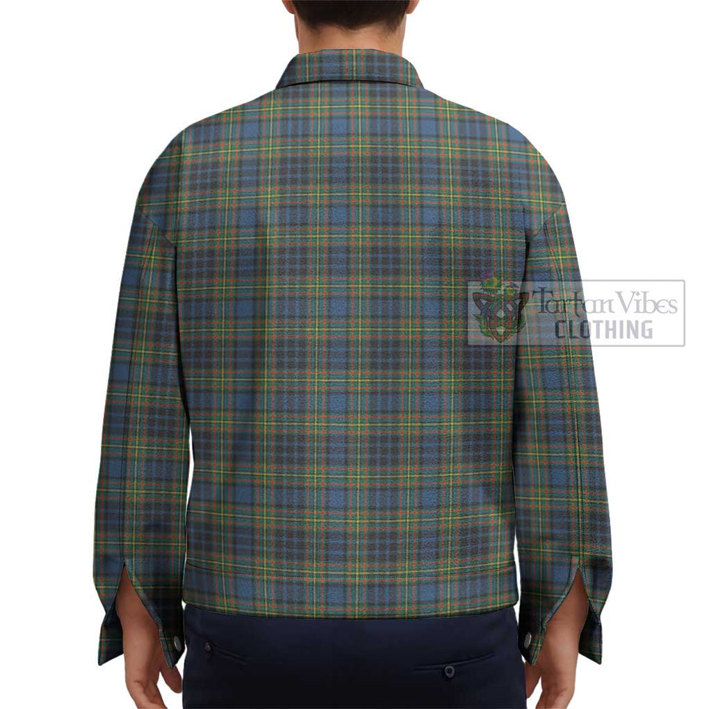 Clelland Ancient Tartan Unisex Lapel Cotton Jacket - Tartan Vibes Clothing