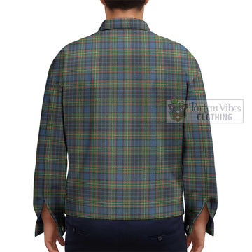 Clelland Ancient Tartan Unisex Lapel Cotton Jacket