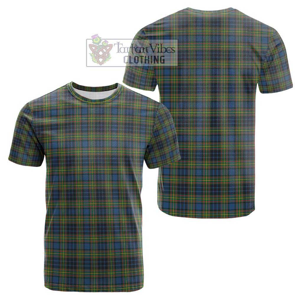 Clelland Ancient Tartan Cotton T-Shirt Kid's Shirt - Tartanvibesclothing Shop