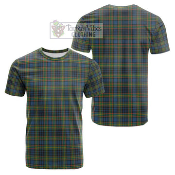 Clelland Ancient Tartan Cotton T-Shirt