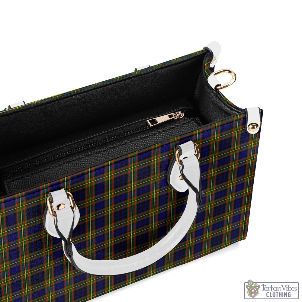 Tartan Vibes Clothing Clelland Modern Tartan Luxury Leather Handbags