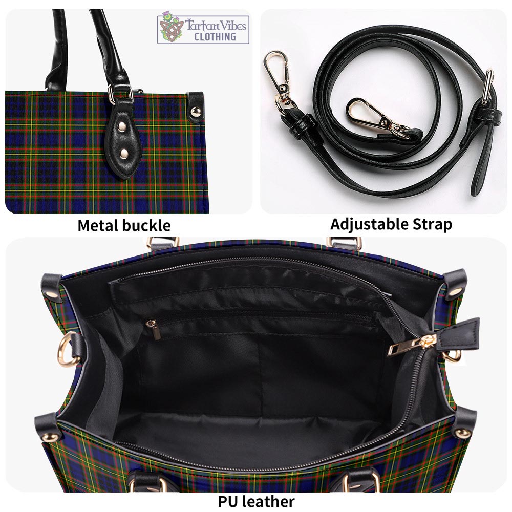 Tartan Vibes Clothing Clelland Modern Tartan Luxury Leather Handbags