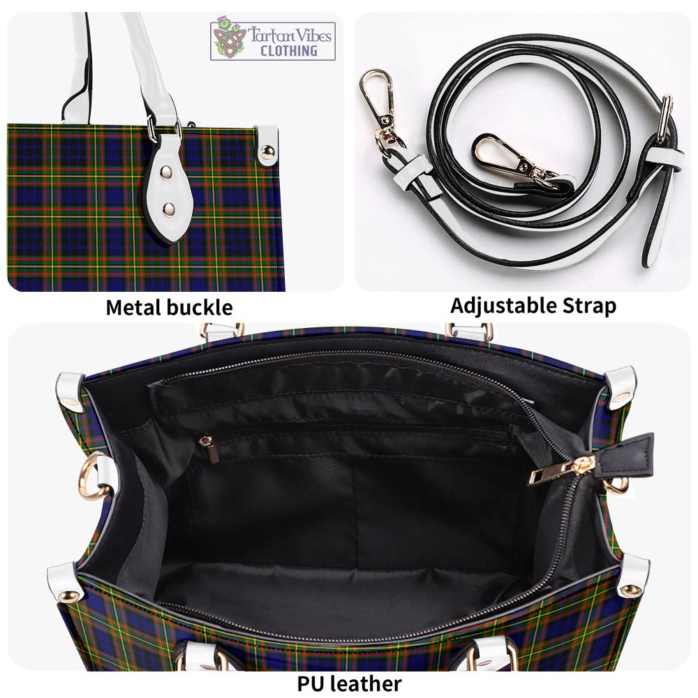 Tartan Vibes Clothing Clelland Modern Tartan Luxury Leather Handbags