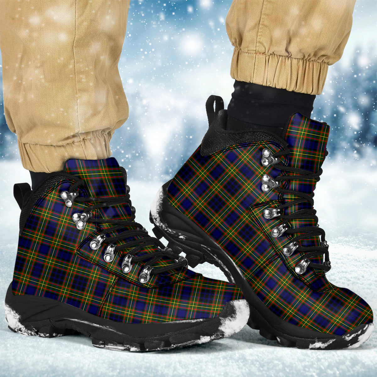 Clelland Modern Tartan Alpine Boots - Tartanvibesclothing