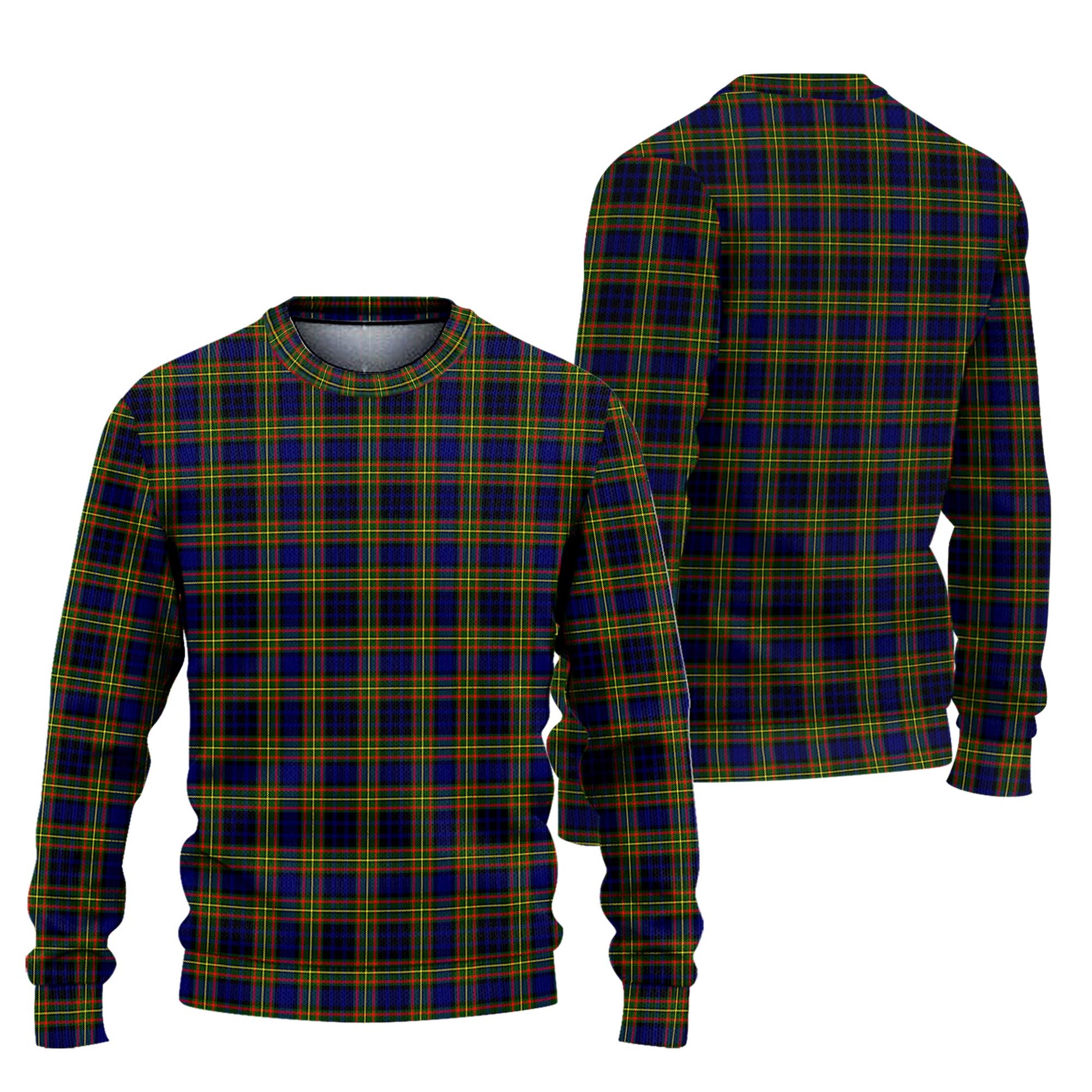 Clelland Modern Tartan Knitted Sweater Unisex - Tartanvibesclothing