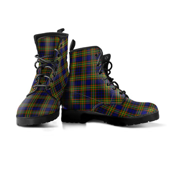 Clelland Modern Tartan Leather Boots