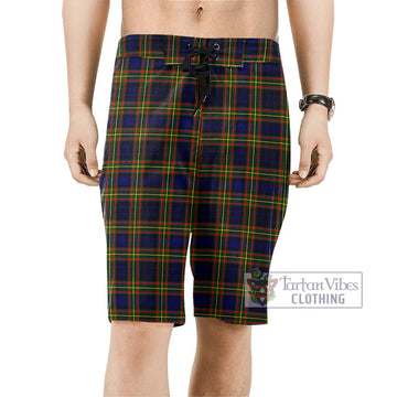 Clelland Modern Tartan Men's Board Shorts