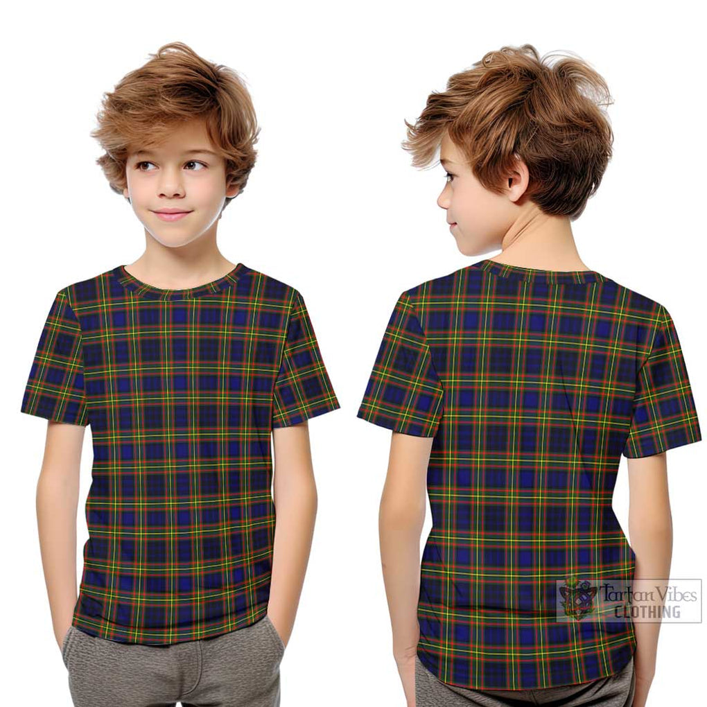 Clelland Modern Tartan Kid T-Shirt Youth XL Size14 - Tartanvibesclothing Shop