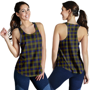 Clelland Modern Tartan Women Racerback Tanks