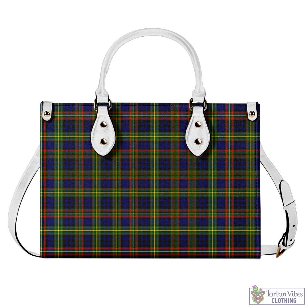 Tartan Vibes Clothing Clelland Modern Tartan Luxury Leather Handbags