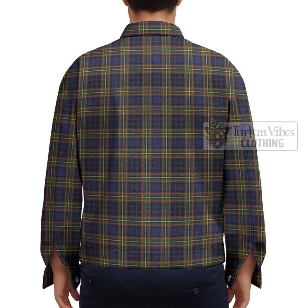 Clelland Modern Tartan Unisex Lapel Cotton Jacket - Tartan Vibes Clothing