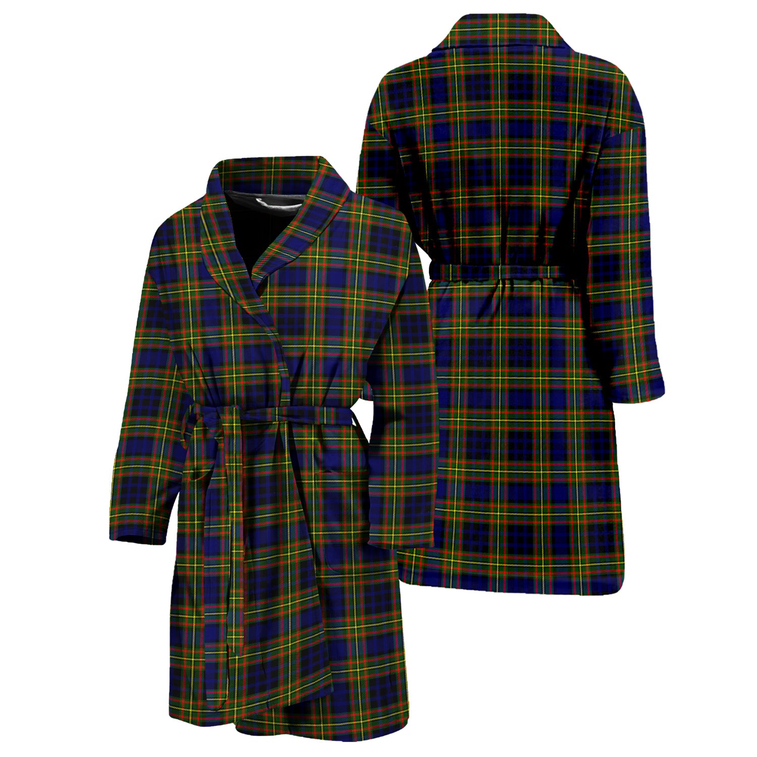 Clelland Modern Tartan Bathrobe Unisex M - Tartan Vibes Clothing