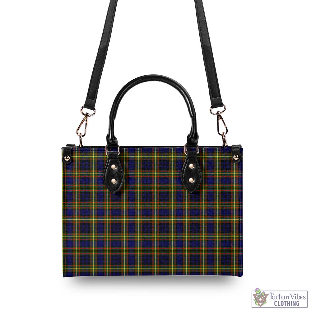 Tartan Vibes Clothing Clelland Modern Tartan Luxury Leather Handbags