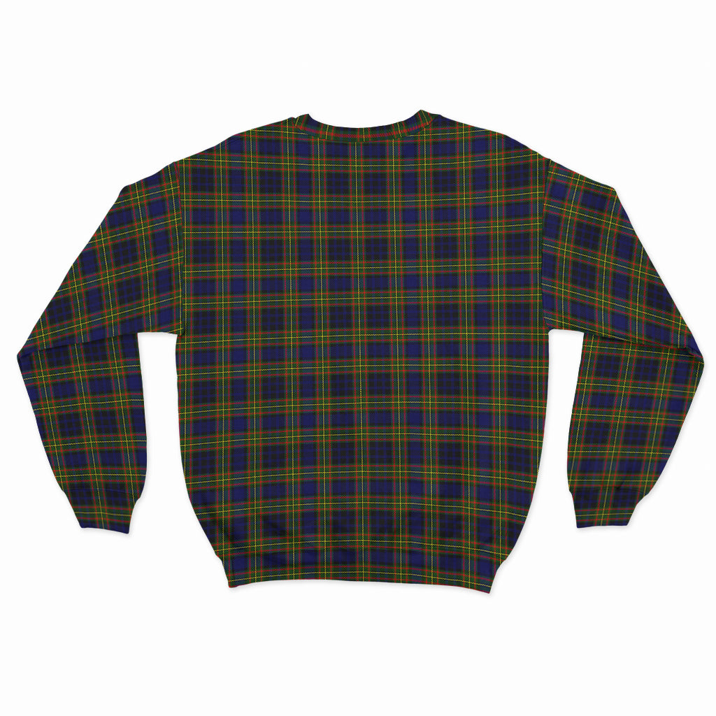 Clelland Modern Tartan Sweatshirt with Family Crest - Tartan Vibes Clothing