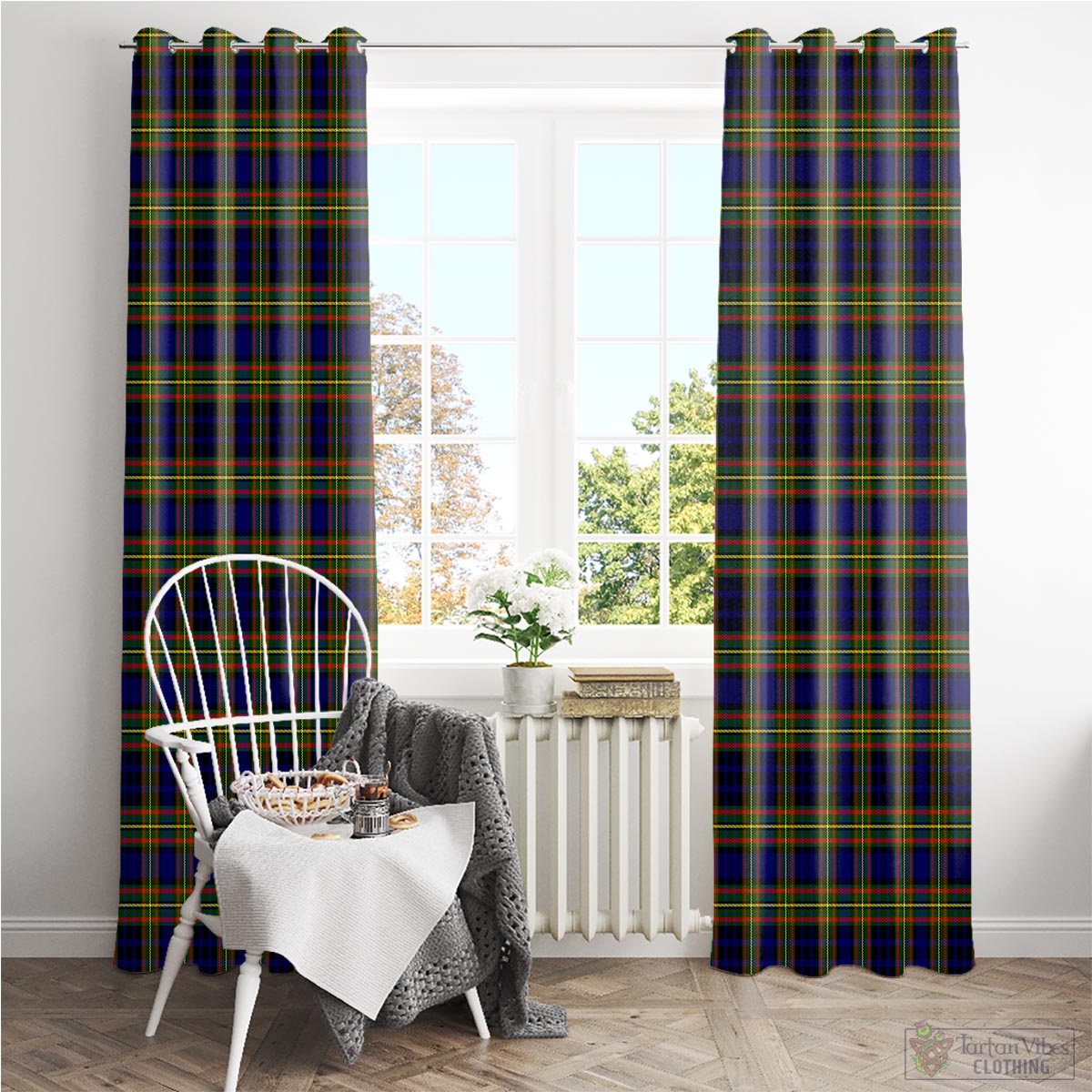 Clelland Modern Tartan Window Curtain