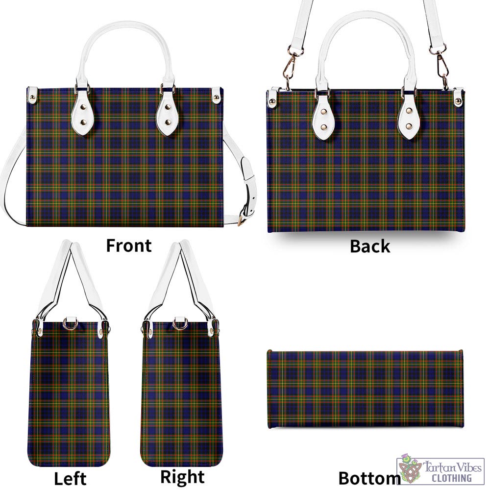 Tartan Vibes Clothing Clelland Modern Tartan Luxury Leather Handbags