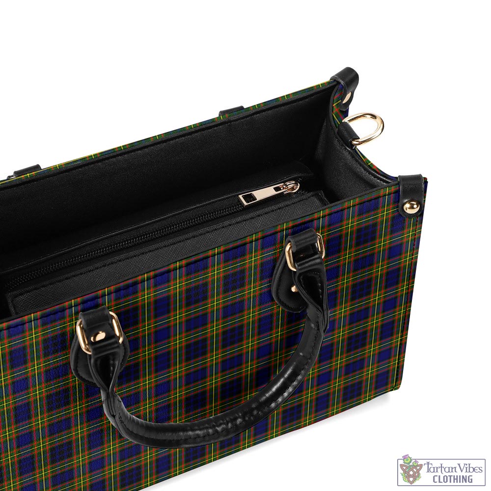 Tartan Vibes Clothing Clelland Modern Tartan Luxury Leather Handbags