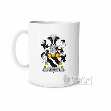 Clements Irish Clan Coat of Arms Ceramic Mug