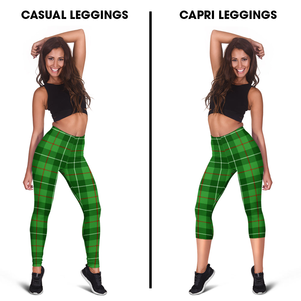 Clephane (Clephan) Tartan Womens Leggings Capri Leggings - Tartan Vibes Clothing