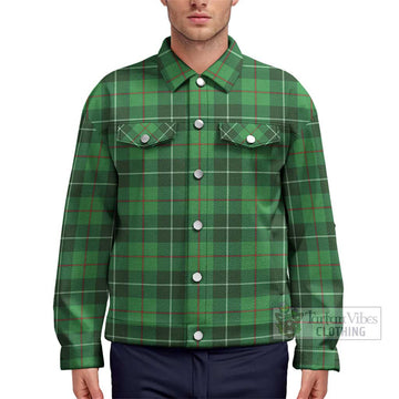 Clephane (Clephan) Tartan Unisex Lapel Cotton Jacket