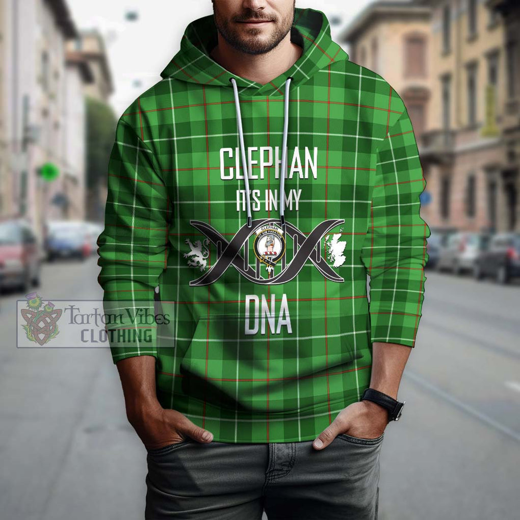 Clephane (Clephan) Tartan Hoodie with Family Crest DNA In Me Style Pullover Hoodie - Tartanvibesclothing Shop