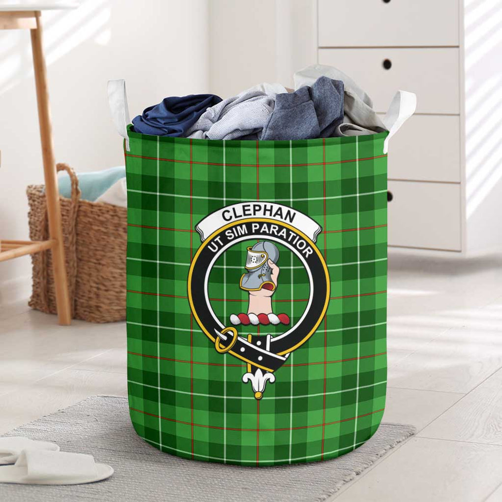 Clephane (Clephan) Tartan Laundry Basket with Family Crest One Size - Tartanvibesclothing Shop