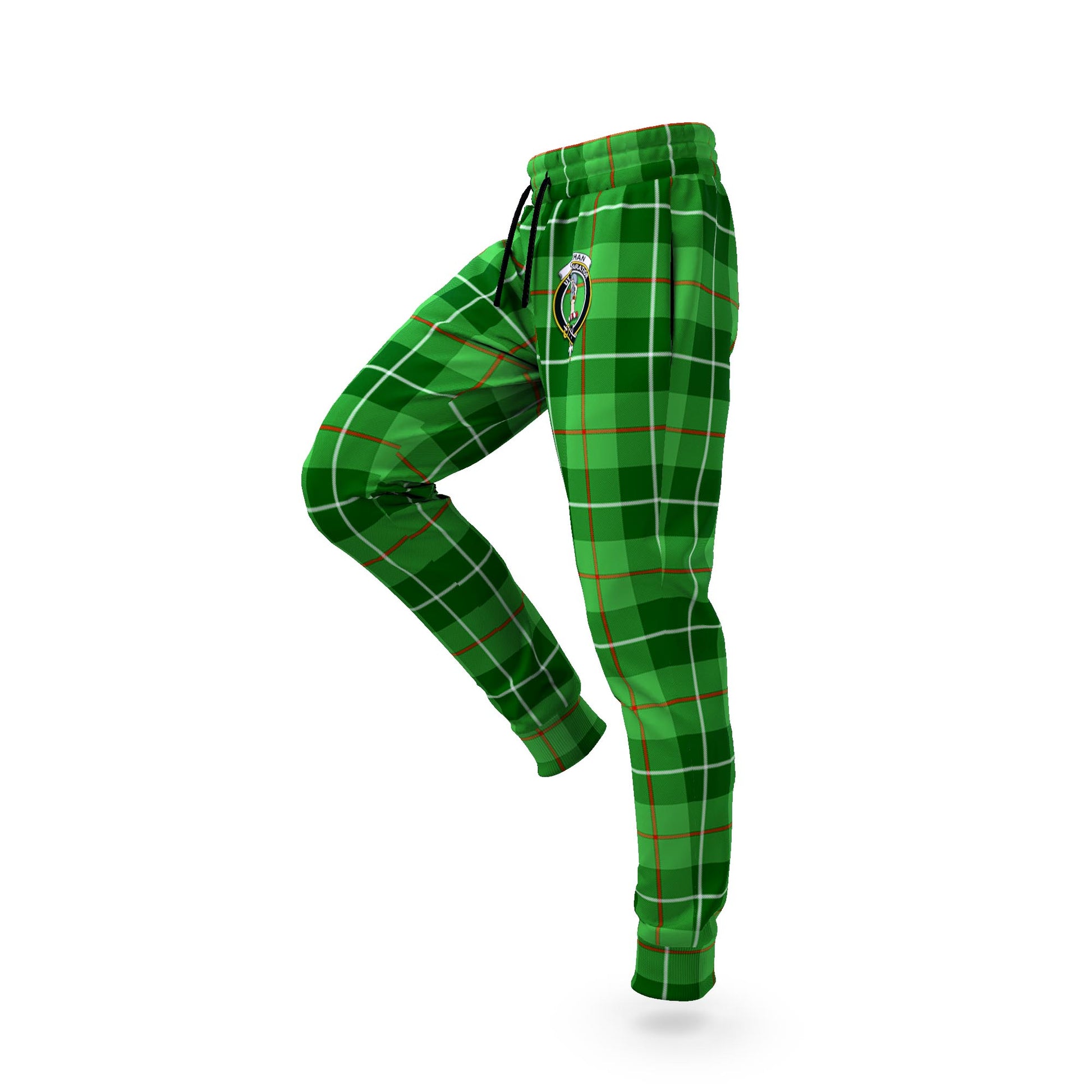 Clephane (Clephan) Tartan Joggers Pants with Family Crest S - Tartan Vibes Clothing