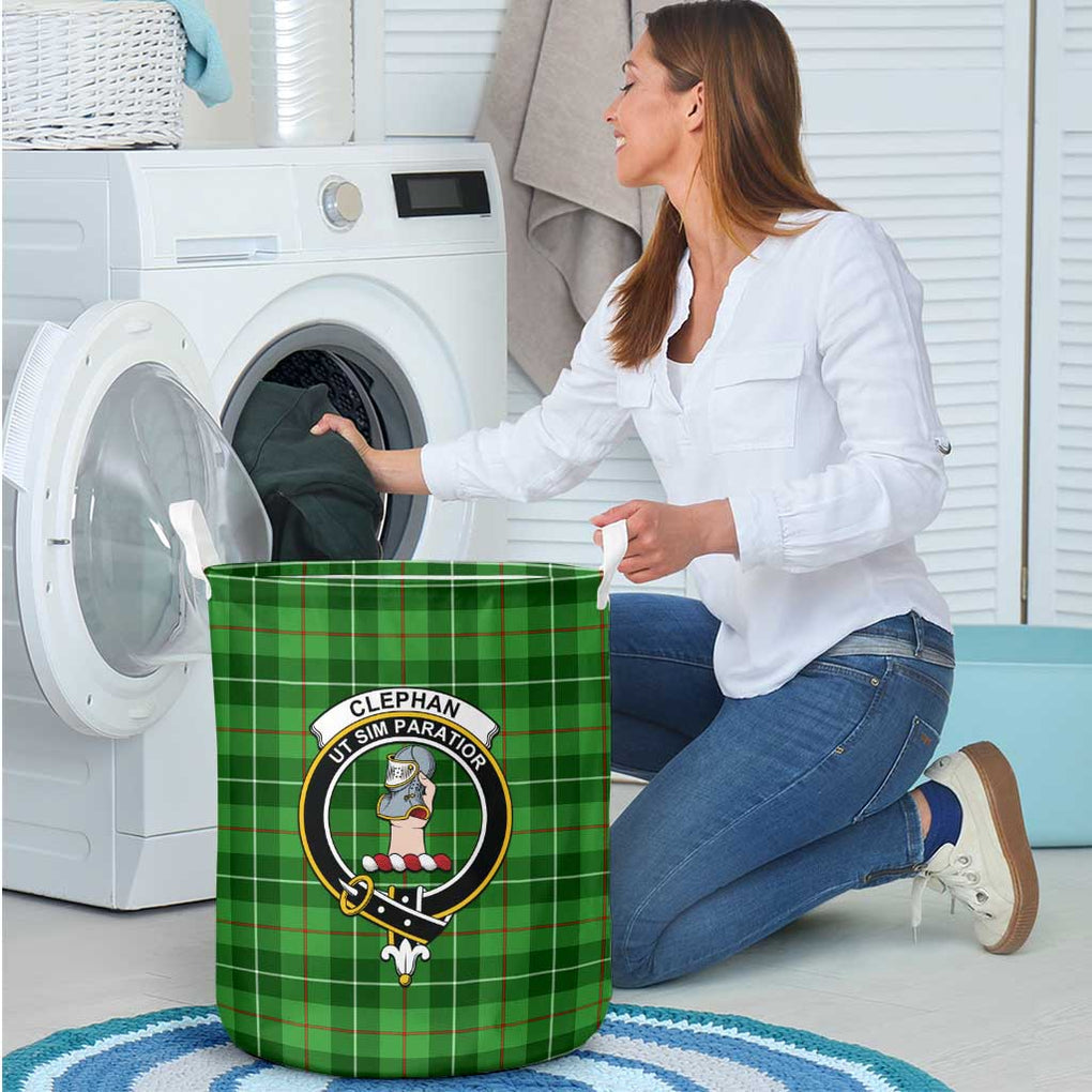 Clephane (Clephan) Tartan Laundry Basket with Family Crest - Tartanvibesclothing Shop