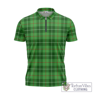 Clephane (Clephan) Tartan Zipper Polo Shirt - Tartan Vibes Clothing