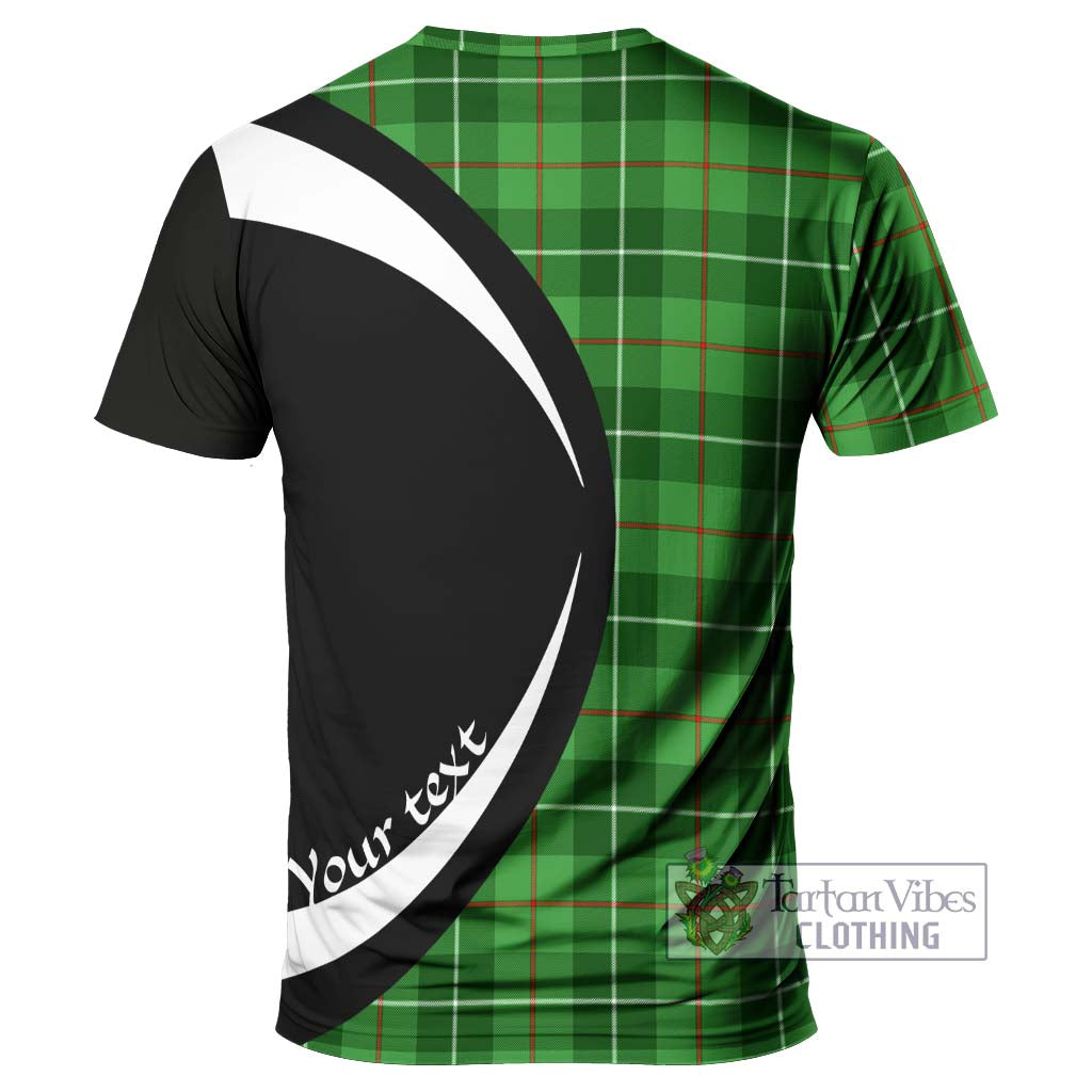 Tartan Vibes Clothing Clephan Tartan T-Shirt with Family Crest Circle Style