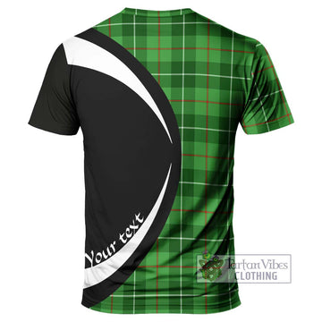 Clephane (Clephan) Tartan T-Shirt with Family Crest Circle Style