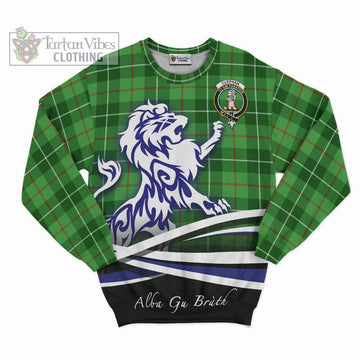 Clephane (Clephan) Tartan Sweatshirt with Alba Gu Brath Regal Lion Emblem