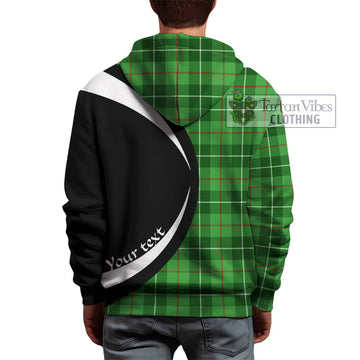 Clephan Tartan Hoodie with Family Crest Circle Style
