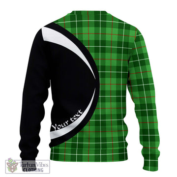 Clephane (Clephan) Tartan Ugly Sweater with Family Crest Circle Style - Tartan Vibes Clothing