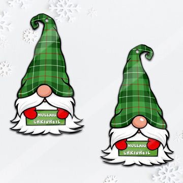 Clephane (Clephan) Gnome Christmas Ornament with His Tartan Christmas Hat