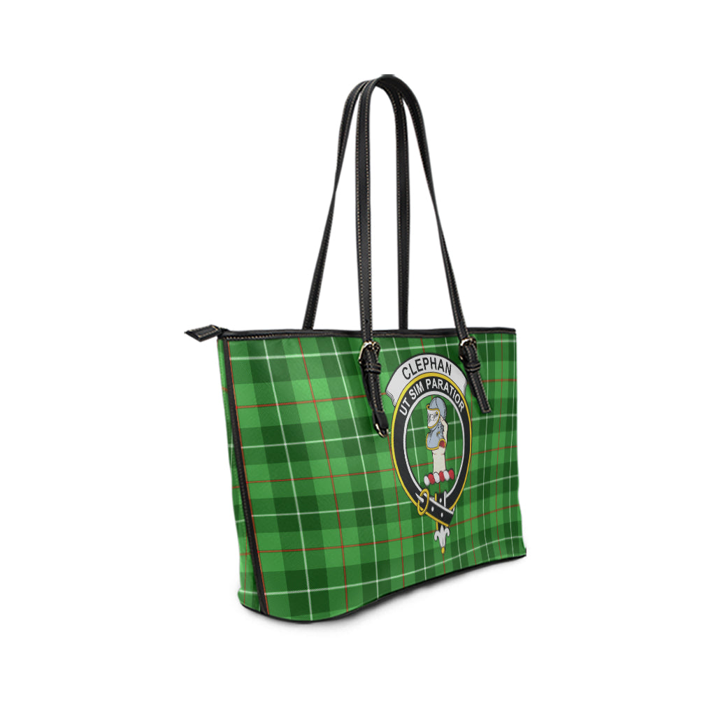 clephan-tartan-leather-tote-bag-with-family-crest