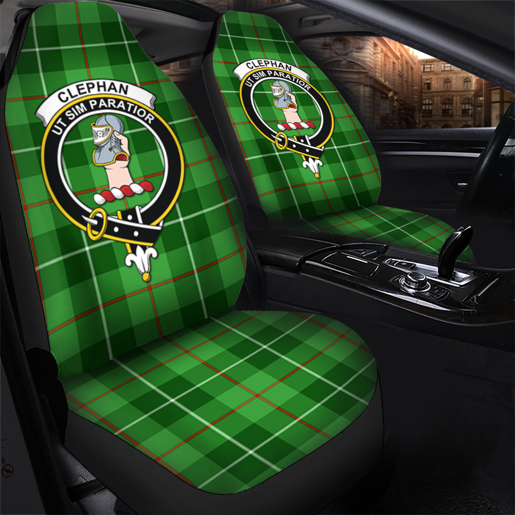 Clephan Tartan Car Seat Cover with Family Crest - Tartanvibesclothing