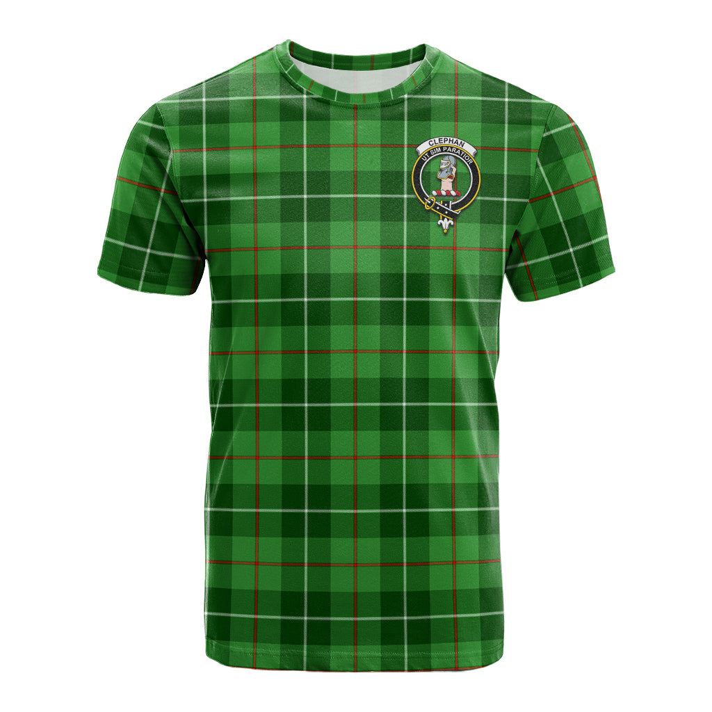 Clephane (Clephan) Tartan T-Shirt with Family Crest - Tartan Vibes Clothing