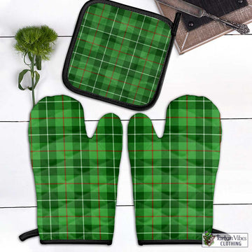 Clephane (Clephan) Tartan Combo Oven Mitt & Pot-Holder Black - Tartan Vibes Clothing