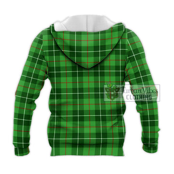 Clephane (Clephan) Tartan Knitted Hoodie with Family Crest DNA In Me Style